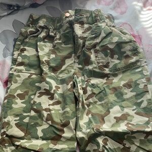 Camouflage Cargo y2k baggy pants